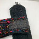 VTG Turtle Fur Black Woven Tapestry Fleece Lined Headband OS Ski Gorpcore Folk Photo 9