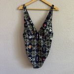 Aguabendita x Target One Piece Swimsuit Size Large‎ EUC Black Photo 2