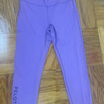 Peloton  NewFlex Capri purple cropped leggings size M Photo 0