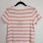 Market & Spruce  Pink and White Striped Top NWT Size XS Petite Pink Tee Stripes Photo 4