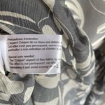 Chloé Silk Crepon Tunic Mini Dress Gray‎ Beige FR40 US 8 Photo 9