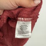 Pink republic  Women's Waffle Knit Tie Front Button Down Top Size L Photo 4