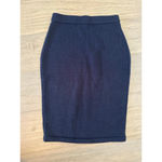 Lulus  Navy Ribbed Knit Pencil Skirt Women's Size Small Photo 2