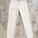 Banana Republic Luxe Twill 5 Pocket Pants Mid Rise White Skinny Women’s 29 Photo 1