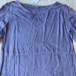 Modern Romantic Long Sleeve Rayon Sheath Dress Lagenlook Contemporary Minimalist Blue Size L Photo 1