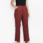 FP Movement Voyage Cargo Pants Garnet Red High Rise Utility Size Small NWT Photo 2
