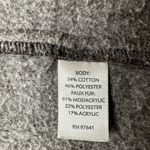 J.Jill Womens Chocolate Brown Sherpa Collar Jacket Embroidered Flower Sz L Snaps Size L Photo 7