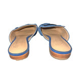 Franco Sarto  Dolly Blue Suede Leather Slide Mule Shoe Women's‎ 6.5M Photo 3