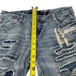 Rue 21 Premiere by jeans size 7/8 Distressed Jeans Denim Mid Rise #G2 Photo 5