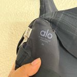Alo Yoga  OCCASION sports Bra Black and grey Plaid size medium Photo 7