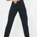 Pretty Little Thing  black wash mom jeans  Photo 0