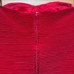 Daisy Y2K Women's Red Strapless Retro Bandage BodyCon Pleated Rouched Dress Size Small Photo 5