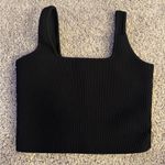 Los Angeles Atelier & Other Stories Black Ribbed Crop Top Photo 1