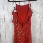 Tabitha Webb Dress Size 4 Red Daisy Sun Floral Slip Bloomcore Festival Flowy Photo 2