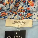 Arula Light Blue Floral Mini Dress Photo 3