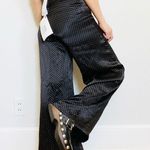 Ganni POLKA DOT SATIN WIDE-LEG PANTS Photo 1