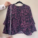 Bold Elements  Purple Leopard Top Photo 4