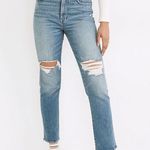 Madewell The Perfect Vintage Jean in Denman Wash Size 28 Distressed Photo 0