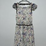 Free People Cherry Blossom Sheer Mesh Maxi Gown Dress Size 4 Photo 3