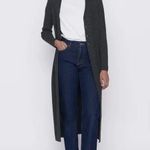 ZARA NWT Wool Blend Ribbed Long Grey Cardigan Photo 2