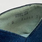 Vintage Rhea Nichols Suede Wedges Mary Jane Shoes Blue Rainbow Memphis Size 9 Photo 3