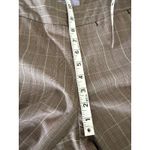 Women's Classic Brown Tan Plaid Equestrian Wide Leg Cropped Pants 8 Old Money Photo 5