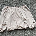 ee:some Tan Blouse, Off The Shoulder Photo 2