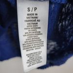 Aeropostale Lace Trim Cap Sleeve Blouse Top Blue S Photo 6