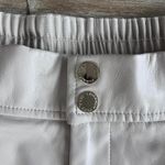 Karl Lagerfeld Karl Lagerfield Faux Leather Biege Shorts Photo 2