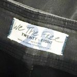 Free People  | Maddie Denim Midi Skirt Front Slit Black Jean Pencil | 28, 6 Photo 6