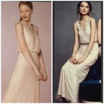 BHLDN  Adrianna Papell BROOKLYN Pale Pink Champagne Prom Formal Bridesmaid Photo 4