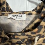 Zenana Outfitters Leopard Print Cropped Hoodie Photo 2