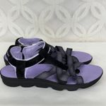 Jsport Kaia Ladies' Strap Black Purple Sandal Size 10‎ Photo 5