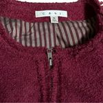 CAbi Britt Boulce Merlot Red Jacket Blazer Size 6 Photo 7