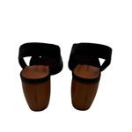 Lucky Brand  Size 9.5 Black Business Casual Leather Slingback Heeled Sandals Photo 9