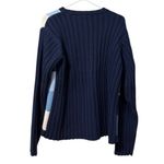 Liz Claiborne Lizwear Jeans Women Sweater Cotton Colorful Long Sleeve Knit City Size XL Photo 1