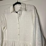 Girl and the Sun Rylee Cotton Eyelet Dress White Size M Photo 3