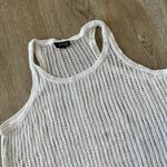 Ana A New Approach Womens ANA White Crochet Tank Top - PXL Photo 1