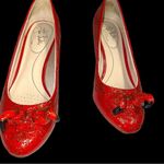 Life Stride  red re vamped for Halloween sparkling twisted horned devil heels. Photo 2