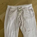 Anthropologie  Waffle Loungewear Pants in Cream Photo 3