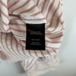Torrid NWT  Women's 5X Dusty Rose Striped Cotton Crop Button Down Shirt Top‎ Photo 3