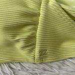 Billabong  Knotted textured Bandeau Bikini Top in Yellow/Neon green size XL Photo 12