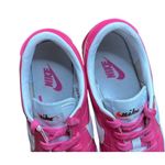 Nike  Womens Bruin Lite Sneakers Athletic Shoes Size 7 Hot Pink White Leather Photo 9