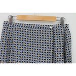 Vintage Melrose Collectibles Silk Skirt PL Petite Blue Geometric Midi Size PL Size undefined Photo 2