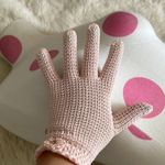 Vintage 60s Lace Gloves Pink Photo 4