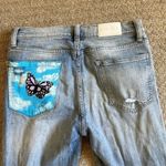 Pistola  Distressed Skinny Jeans with DIY Painted Pocket Photo 3