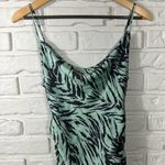 WAYF Leola Ruched Zebra Camisole Slip Dress Size XS Photo 8