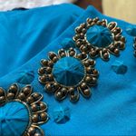 Trina Turk  Cerulean Beachy Dress Embellised Photo 4