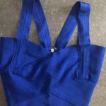Wow Couture Bandage beautiful cobalt blue set,size S. Photo 7