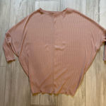 Olivia Grey Mauve Pink Dolman Sleeve Batwing Tunic Length Top Photo 0